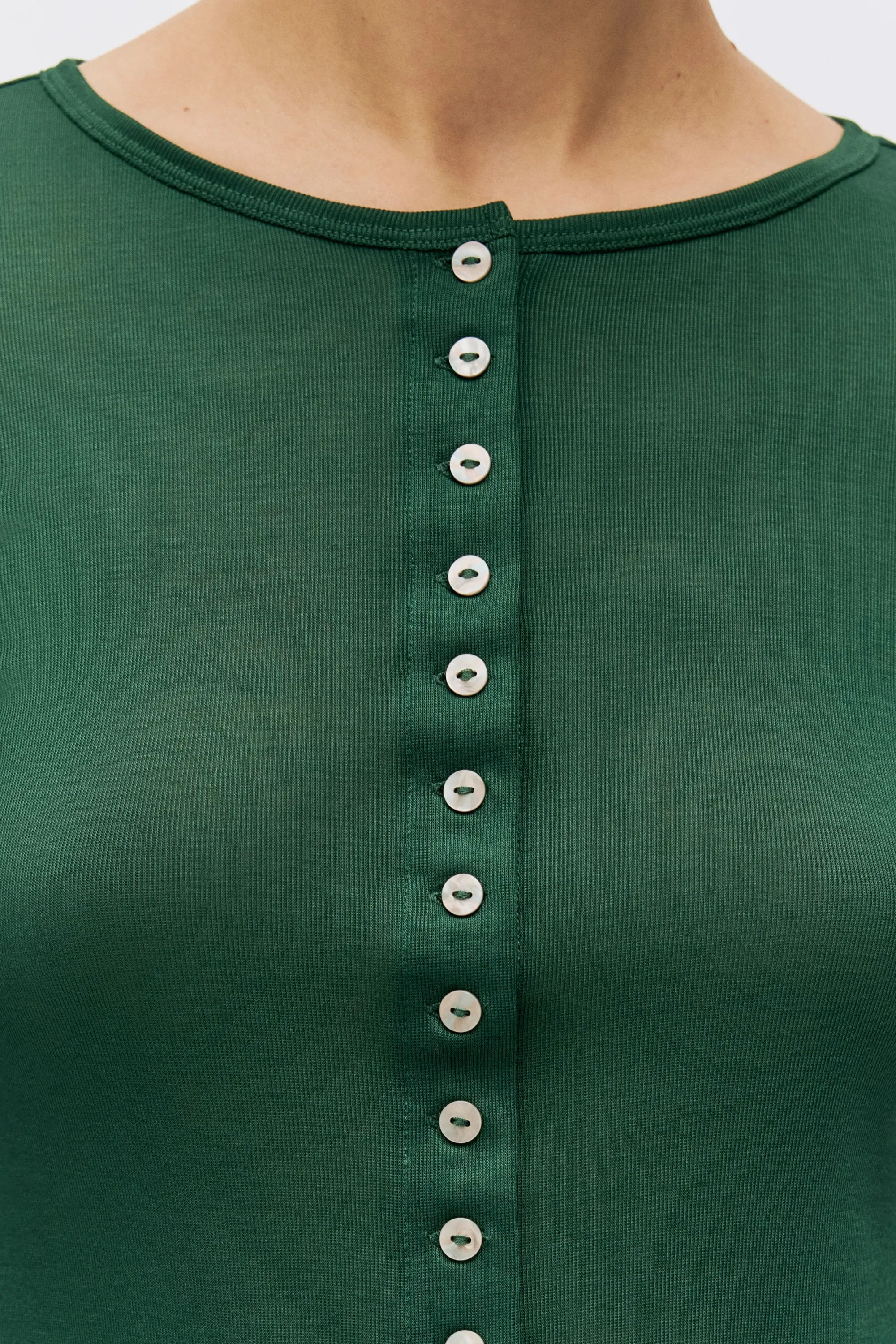 Gilet vaporeux - Vert foncé