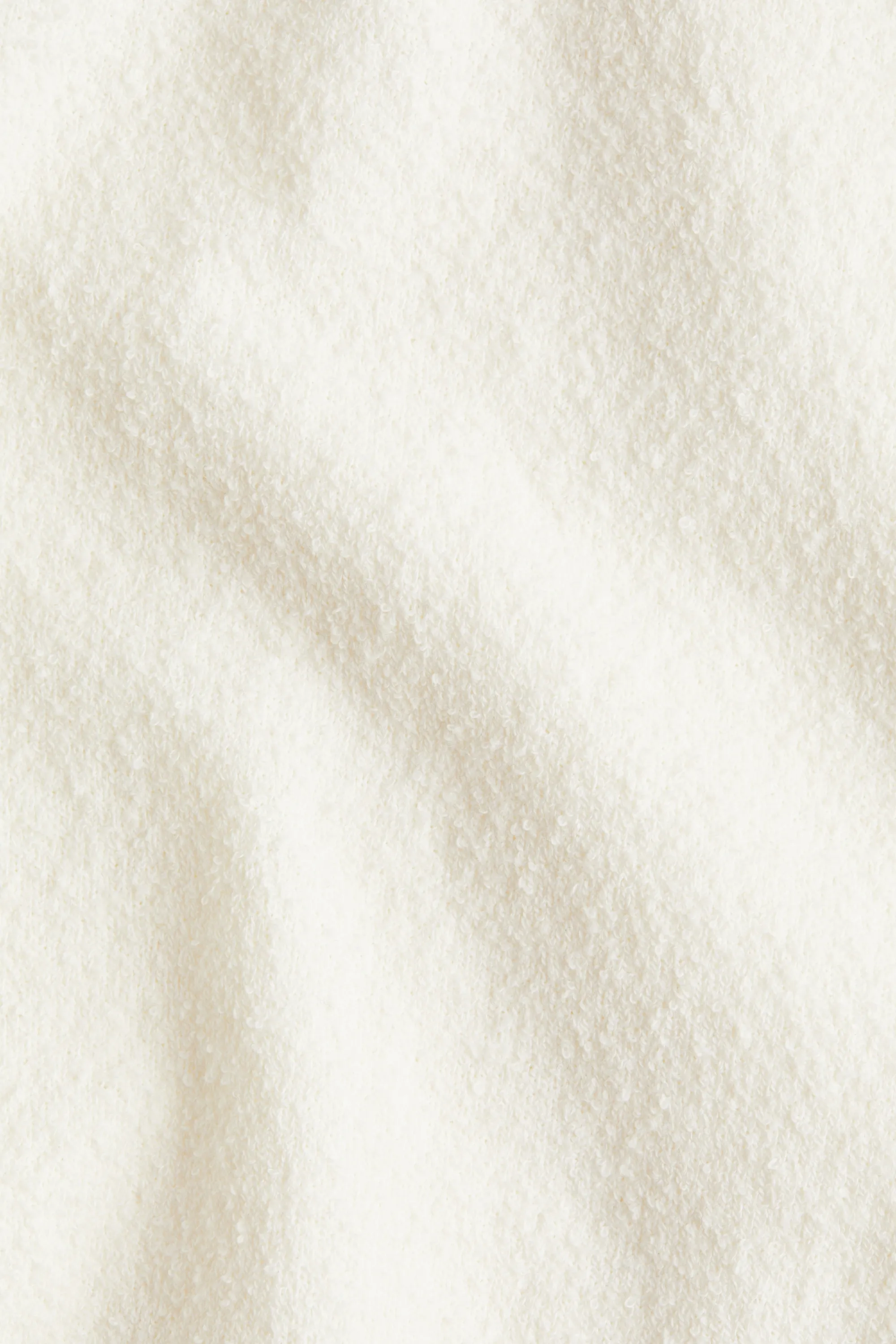 Short en maille bouclette - Crème
