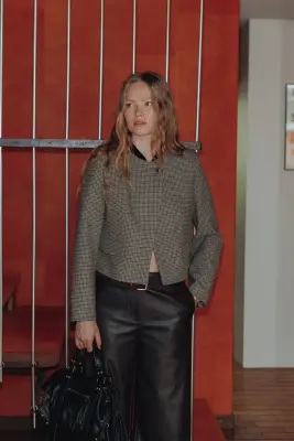 Veste courte croisée Femme — photo 3
