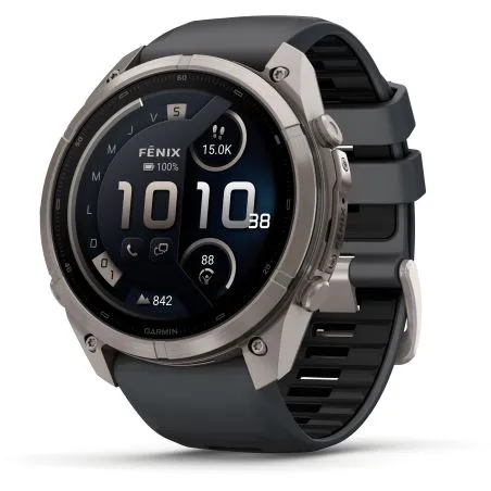 Garmin Fenix 9  Pro InReach amoled 51mm Sapphire Titane bracelet graphite/noir 010-04337-21