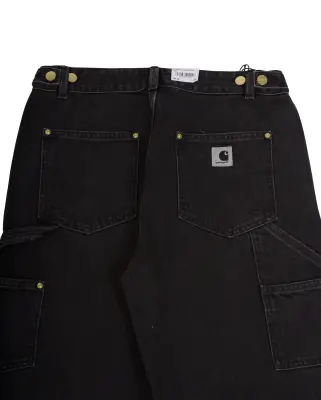 W Nashua Double Knee Pant Smith Denim Black Stone Washed — photo 5