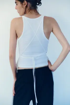 Robe en coton avec broderie anglaise - Blanc — photo 3
