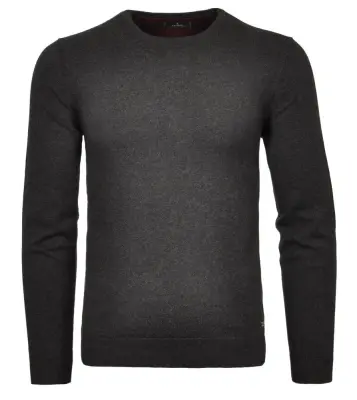 RAGMAN PULL COL ROND GRANDE LONGUEUR Anthracite — photo 2