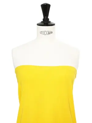 Robe bustier en coton jaune vif Px boutique 150€ Taille 34 — photo 3