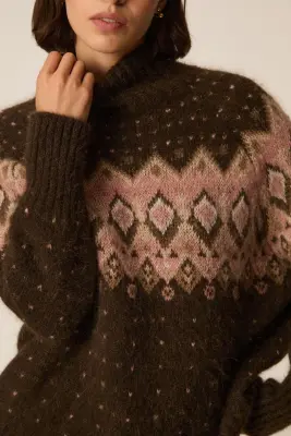 Pull Dan Jacquard Ourson — photo 2
