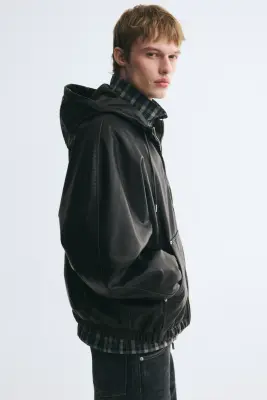 Veste à capuche - Noir — photo 3