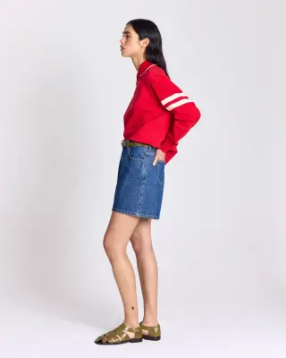 Short Maylone bleu midi — photo 5