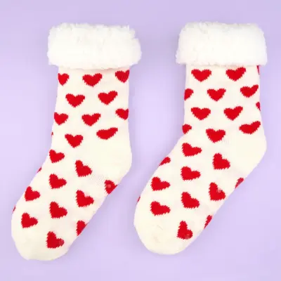 Chaussettes fourrés coeur – Coucou Suzette — photo 4
