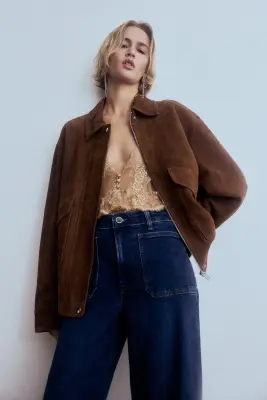 Wide High Jeans - Bleu denim — photo 2