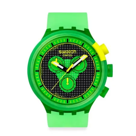 Montre Swatch Big Bold SB02G100 - GLOWINGLY GREEN