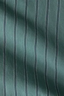 Pantalon Relaxed Fit en popeline - Turquoise ancien/rayé — photo 3