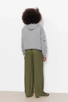 Pantalon large ceinturé Femme — photo 4