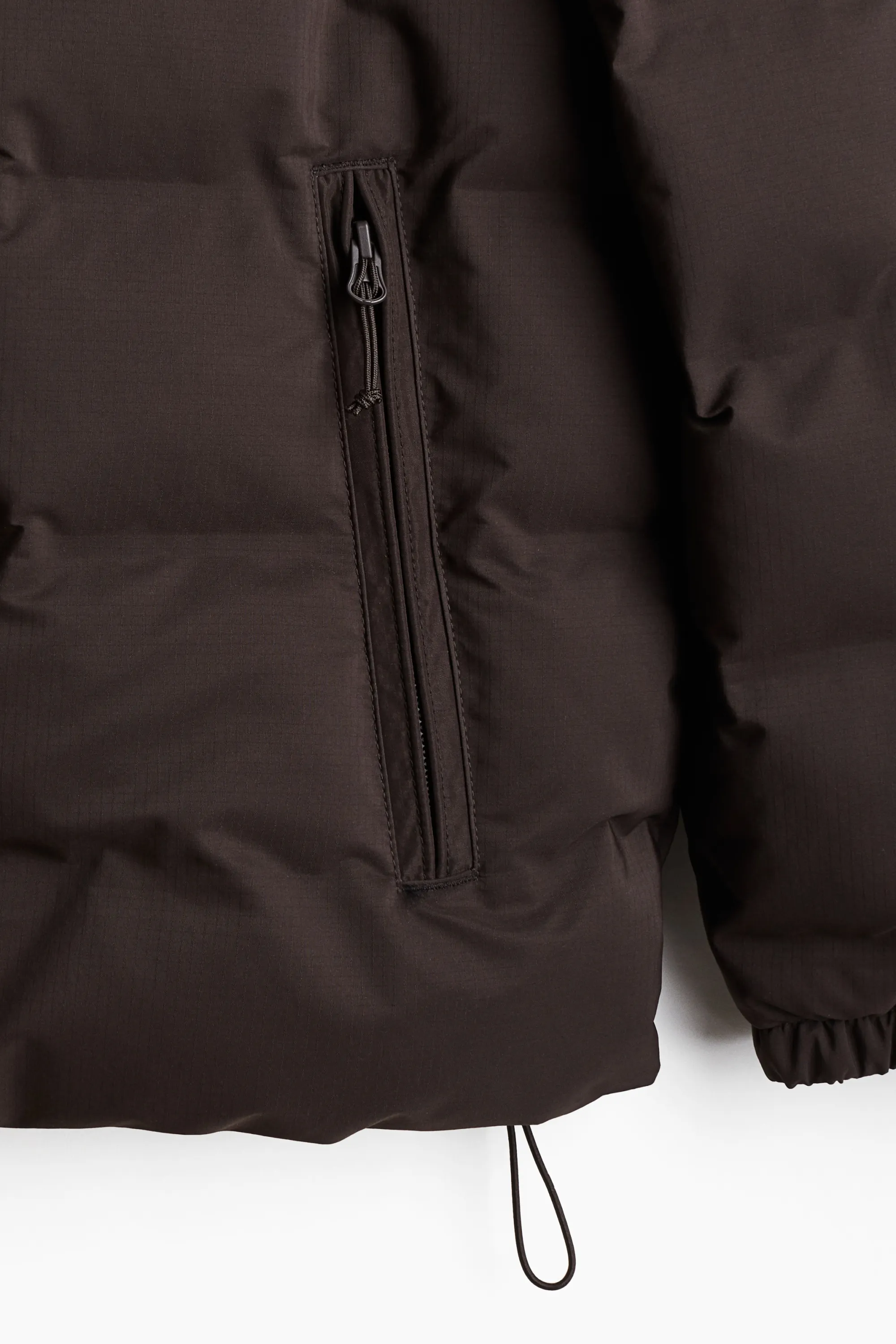 Doudoune déperlante Regular Fit - Marron foncé