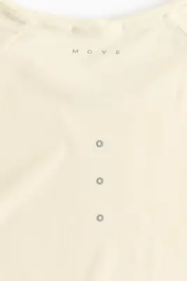 T-shirt de running Regular Fit DryMove™ - Jaune beurre — photo 4