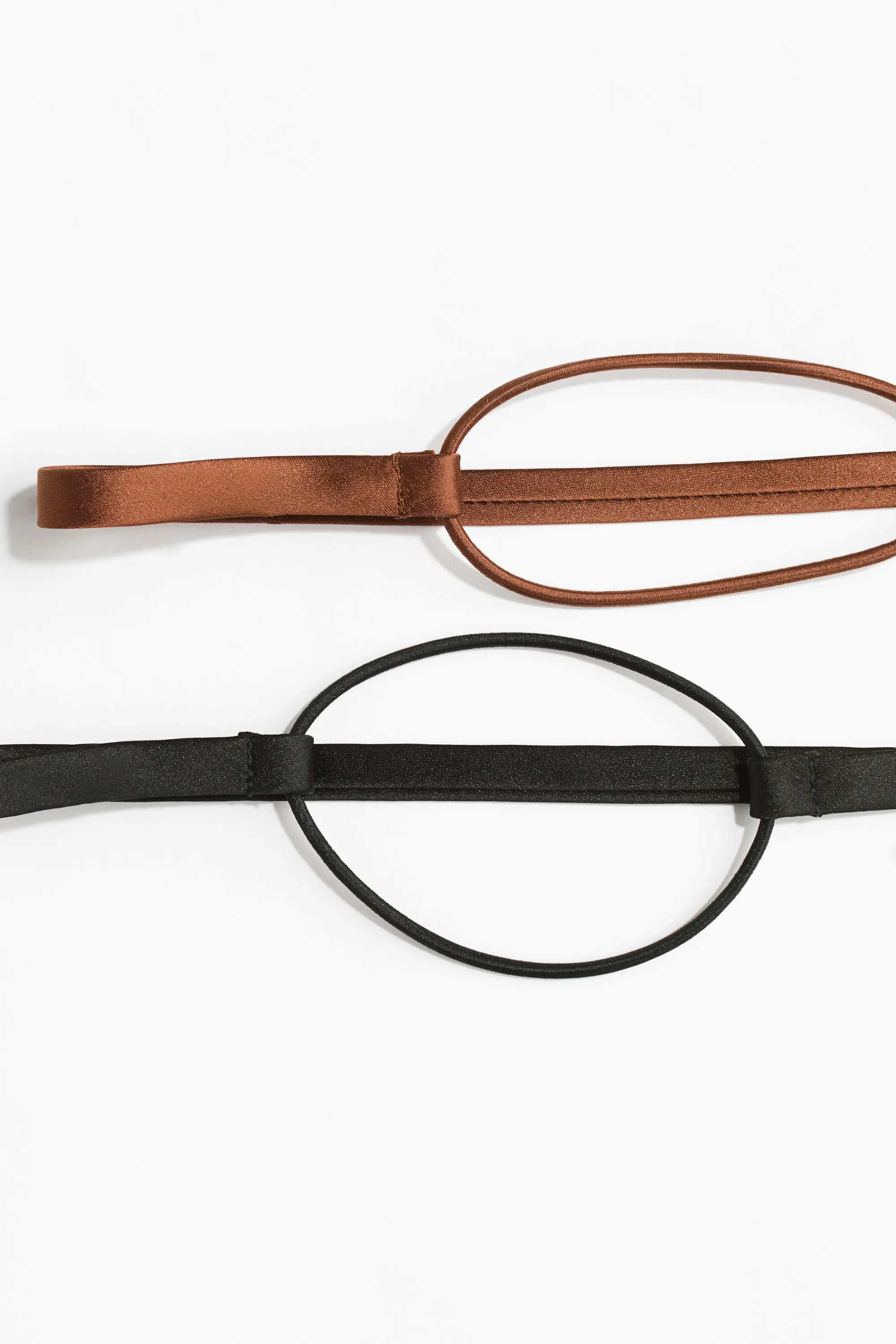 Lot de 2 bandeaux - Noir/marron