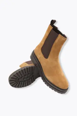Boots chelsea en cuir Femme — photo 3