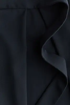 Pantalon avec détail croisé - Bleu marine — photo 5