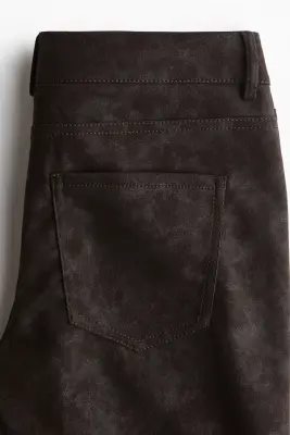 Pantalon évasé - Marron foncé — photo 4