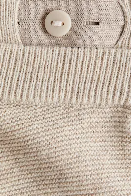 Ensemble 2 pièces en maille de coton - Beige clair — photo 4