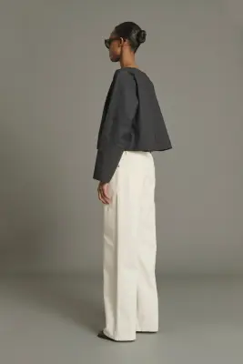 BLOUSE HANSEL GRIS ANTHRACITE — photo 4
