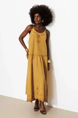 Robe à bretelles perlée — photo 2
