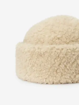 Toque en polaire - Beige clair — photo 2