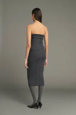 ROBE LILIA GRIS ANTHRACITE — photo 2