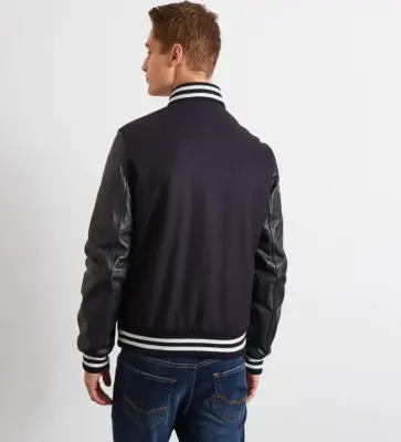 EDEN PARK BLOUSON PUJADE Marine — photo 4