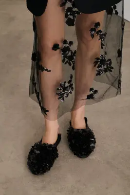 MOCASSINS ROSY NOIR — photo 5
