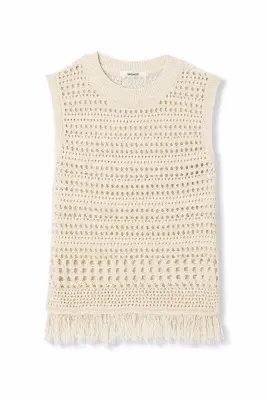 Pull en crochet sans manches — photo 1