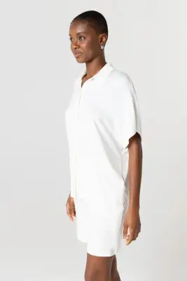 Chemise en viscose et élasthanne — photo 3