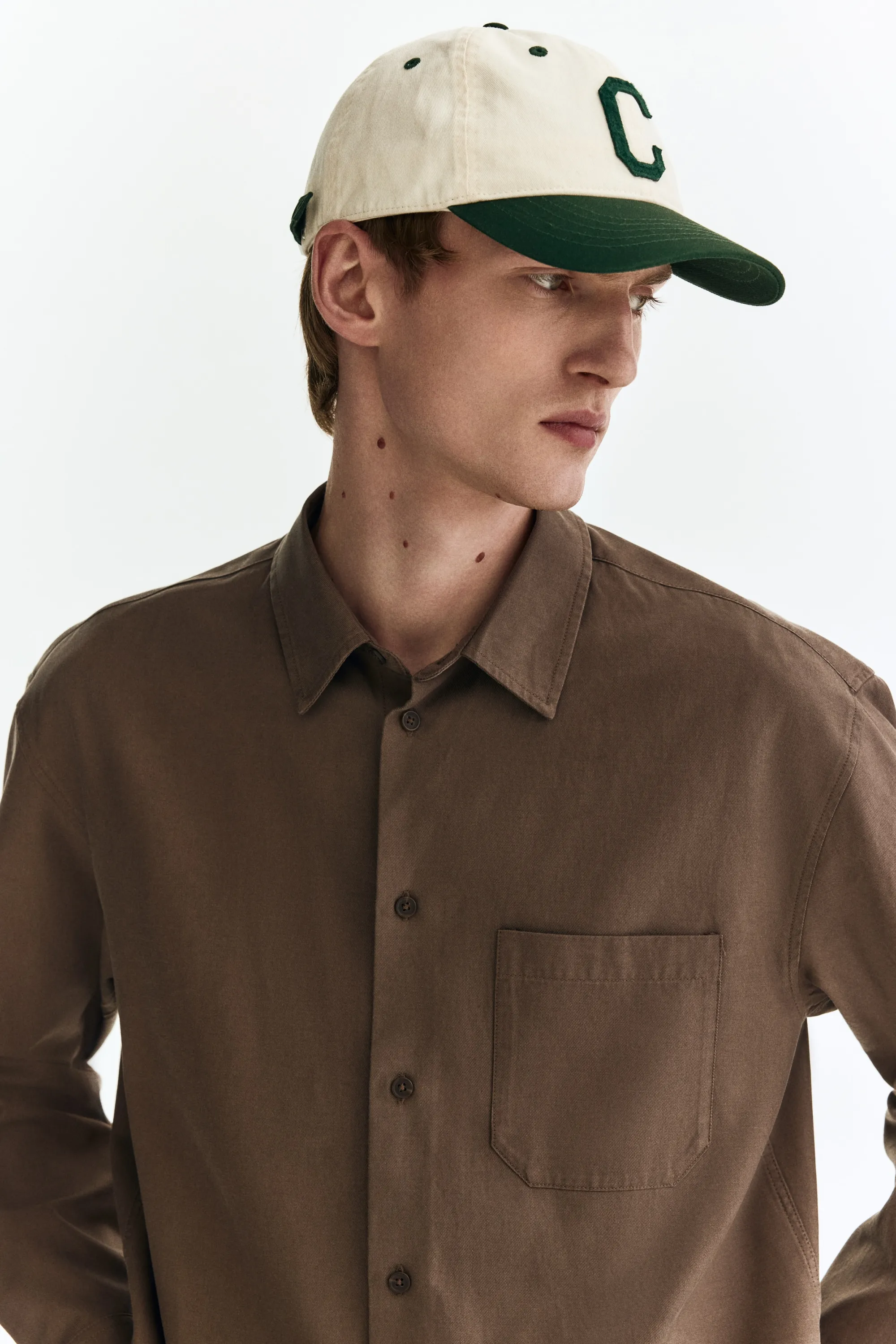 Chemise Relaxed Fit - Marron