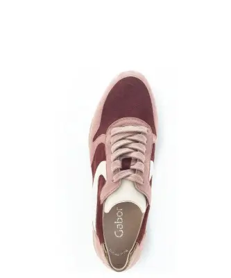 Baskets Gabor 93.472.15 Rose Bordeaux - Lacets Grande Pointure Femme — photo 5