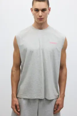 Débardeur de sport Loose Fit DryMove™ - Gris clair chiné/La Puissance — photo 1
