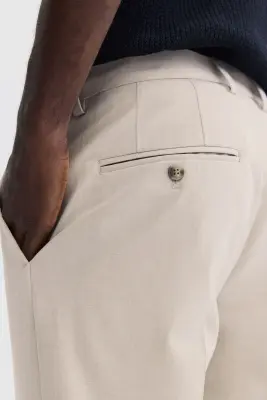 Pantalon chic Slim Fit - Beige — photo 2