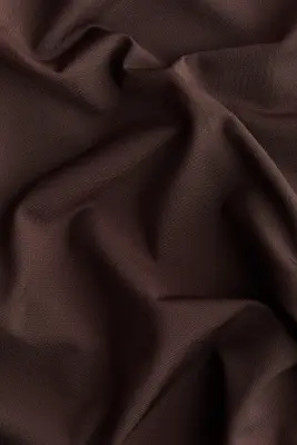 Top à effet drapé avec encolure bateau - Marron foncé — photo 5