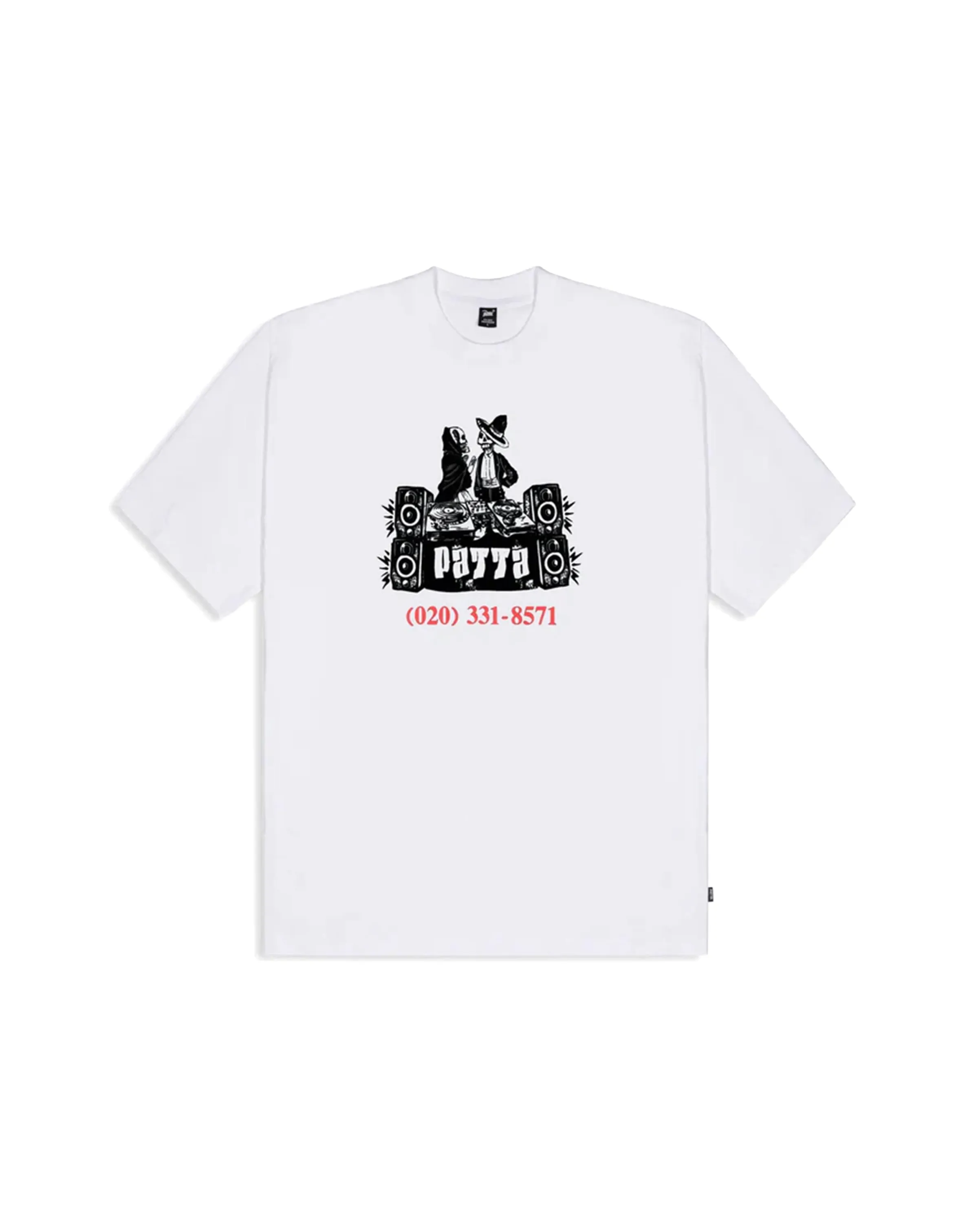 Patta DJ Skully T-Shirt White