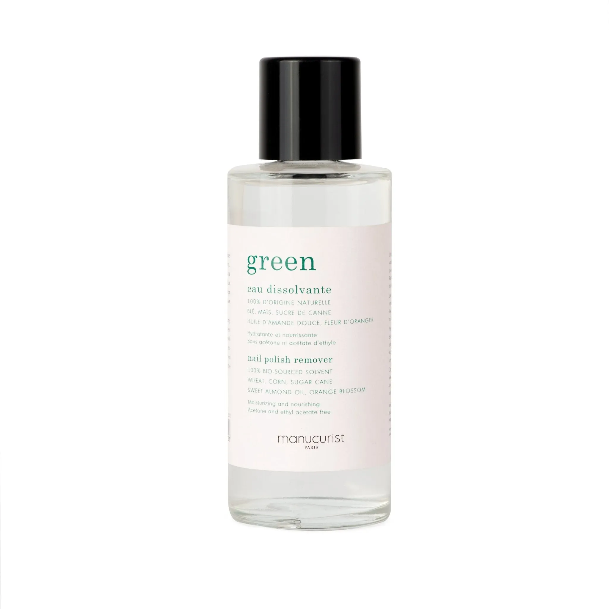 Huile dissolvant bio et sans acétone