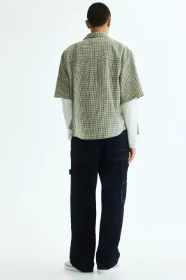 Jean baggy Carpenter - Bleu denim foncé — photo 2