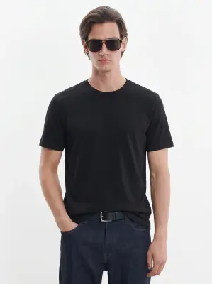 T-shirt en coton organique et élasthanne