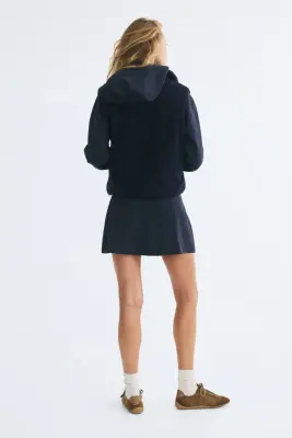 Veste sans manches en tissu Teddy bear - Bleu marine — photo 3
