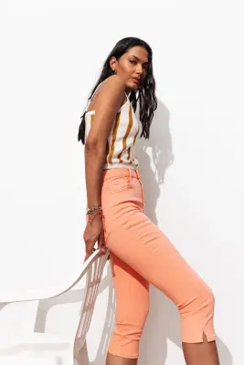 Pantalon capri slim Femme — photo 2