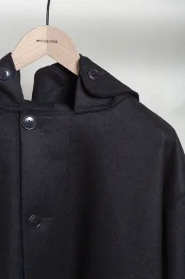 Arpenteur – KABIG UNLINED COAT – BLACK — photo 2
