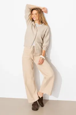 Cardigan enrichi en laine — photo 3