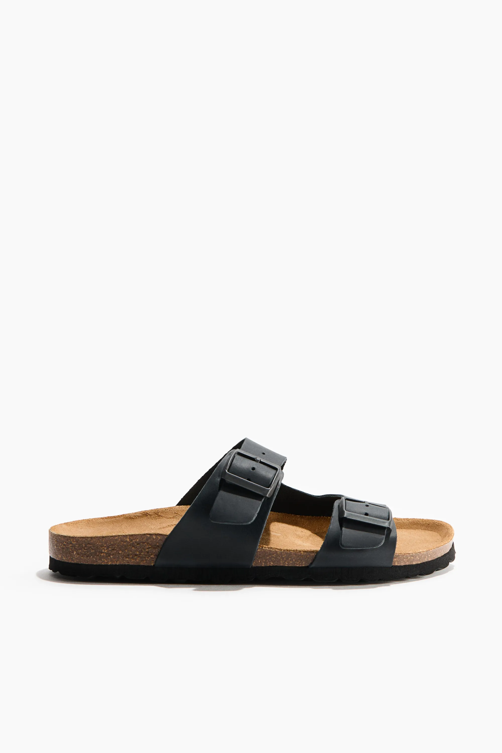 Sandales en cuir - Noir