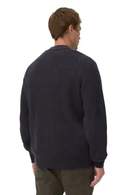 CAMEL ACTIVE GILET LAINE FULL ZIP Marine — photo 4