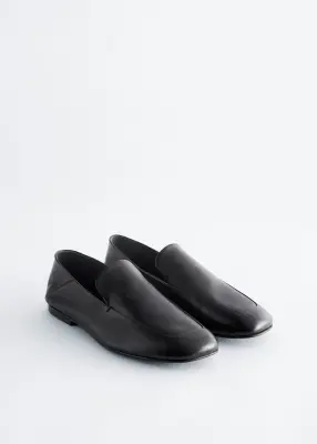 Mocassins en cuir - Noir — photo 2