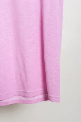 BABACO – Cotton/Silk Basic T-shirt BA01-CR56 – Pink — photo 3