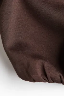 Veste à capuche zippée en viscose mélangée - Taupe foncé — photo 5