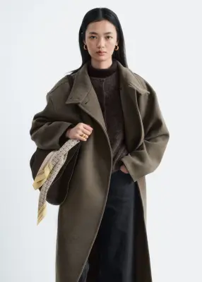 Manteau oversize - Marron Clair — photo 3